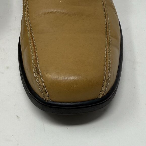Gravity Defyer GDefy Loafers Mens 11 Tan Brown Leather Slip On Comfort Arch - Picture 7 of 16